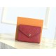 Louis Vuitton VICTORINE WALLET Monogram Empreinte Red High