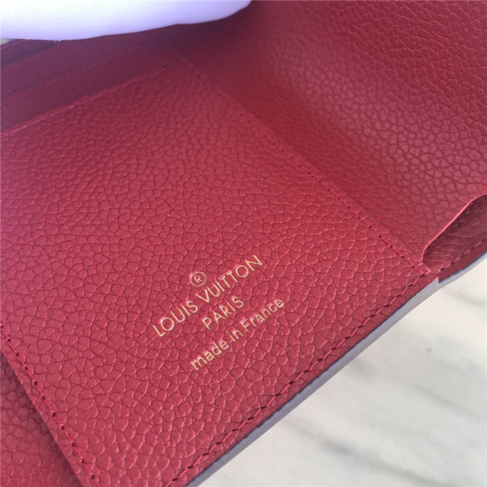 Louis Vuitton VICTORINE WALLET Monogram Empreinte Red High