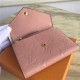 Louis Vuitton VICTORINE WALLET Monogram Empreinte Pink High