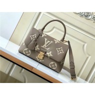 Louis Vuitton MADELEINE MM Embossed, grained cowhide leather M46041 Beige High