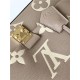 Louis Vuitton MADELEINE MM Embossed, grained cowhide leather M46041 Beige High