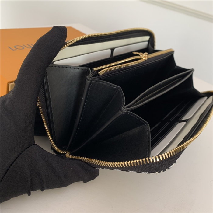 Louis Vuitton ZIPPY WALLET SINCE 1854 Black High