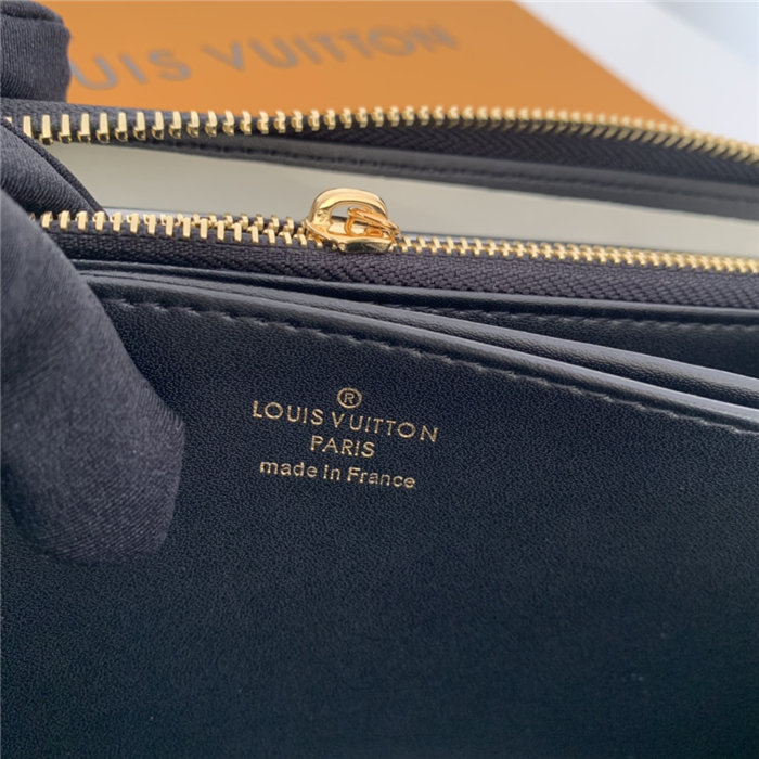 Louis Vuitton ZIPPY WALLET SINCE 1854 Black High