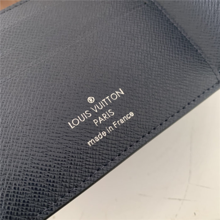 Louis Vuitton MULTIPLE WALLET Damier Graphite Navy High