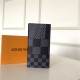 Louis Vuitton BRAZZA WALLET Black/Grey High