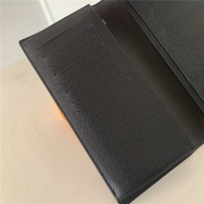 Louis Vuitton BRAZZA WALLET Black/Grey High