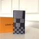 Louis Vuitton BRAZZA WALLET Black/White High