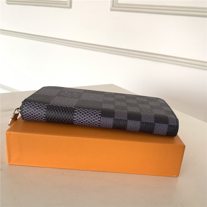 Louis Vuitton ZIPPY WALLET VERTICAL Black/Grey High