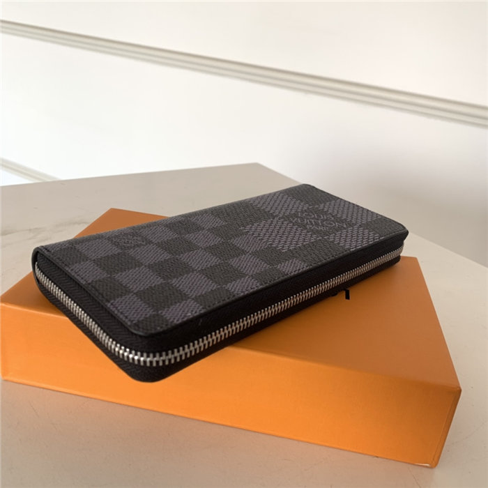 Louis Vuitton ZIPPY WALLET VERTICAL Black/Grey High