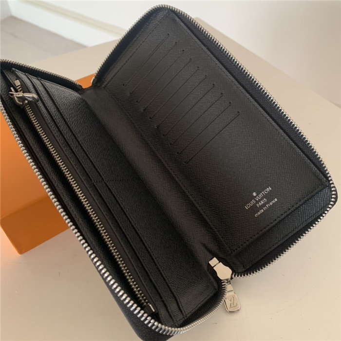 Louis Vuitton ZIPPY WALLET VERTICAL Black/Grey High