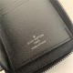 Louis Vuitton ZIPPY WALLET VERTICAL Black/Grey High