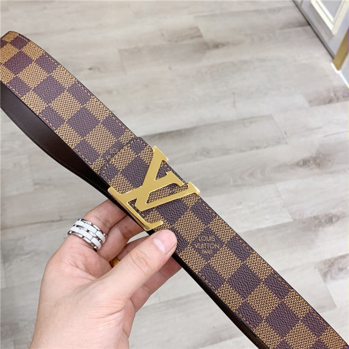 Louis Vuitton LV INITIALES 40MM BELT Damier Ebene High