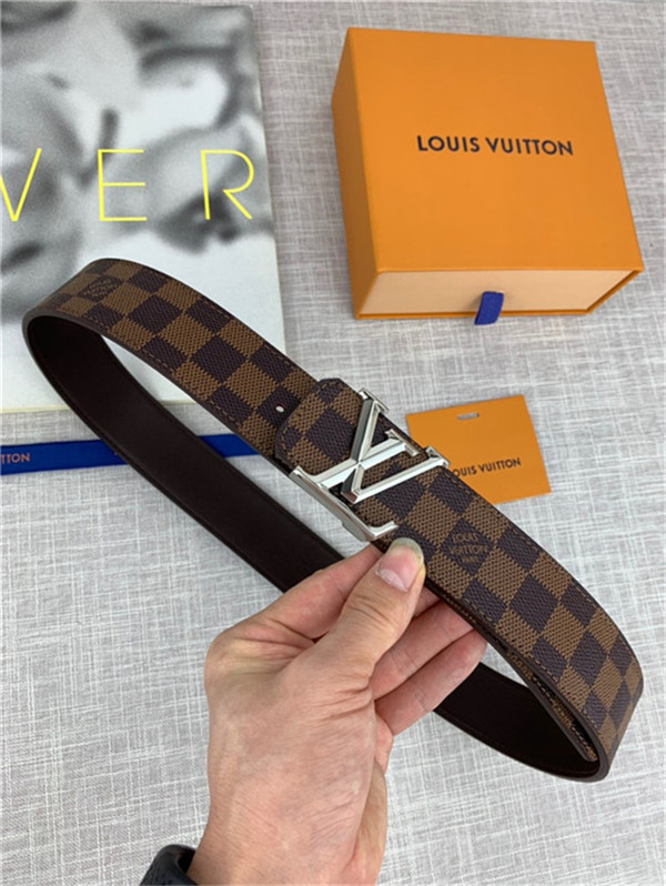 Louis Vuitton LV PYRAMIDE 40MM BELT Damier Ebene High