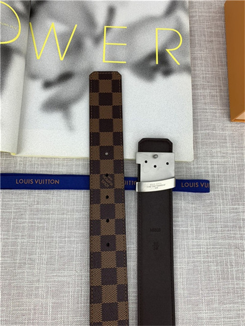 Louis Vuitton LV PYRAMIDE 40MM BELT Damier Ebene High