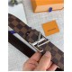 Louis Vuitton LV PYRAMIDE 40MM BELT Damier Ebene High