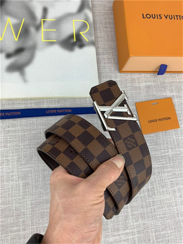 Louis Vuitton LV PYRAMIDE 40MM BELT Damier Ebene High