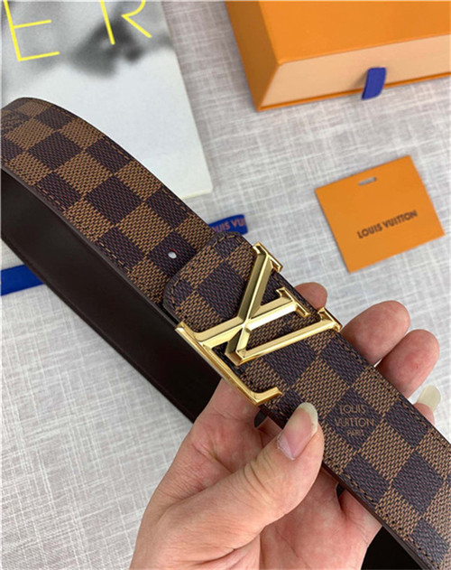 Louis Vuitton LV PYRAMIDE 40MM BELT Damier Ebene High