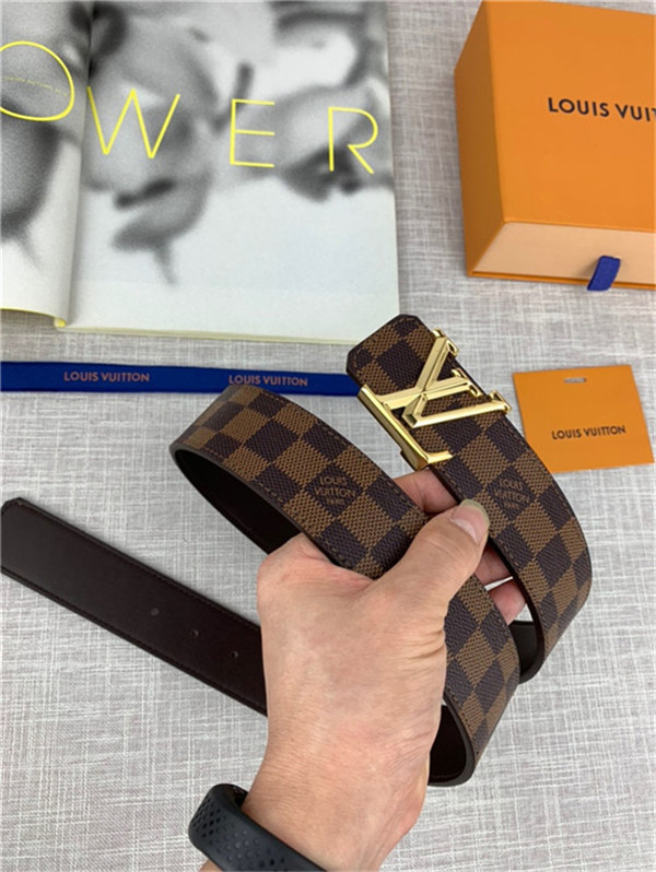 Louis Vuitton LV PYRAMIDE 40MM BELT Damier Ebene High