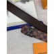 Louis Vuitton LV PYRAMIDE 40MM BELT Damier Ebene High