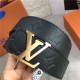 Louis Vuitton LV INITIALES 40MM BELT Monogram Shadow High