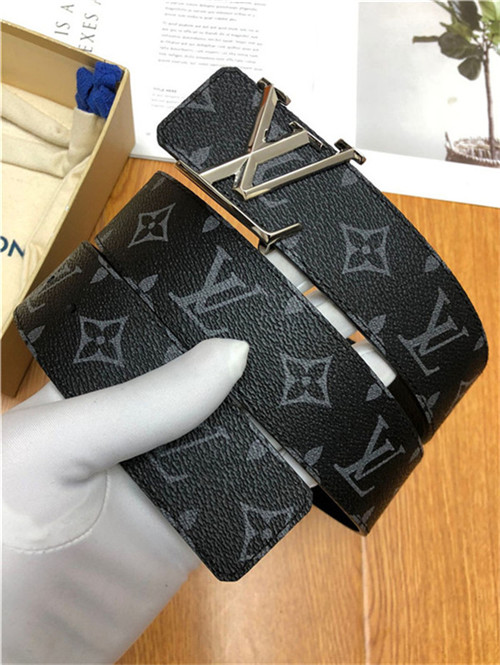 Louis Vuitton LV PYRAMIDE 40MM Reversible BELT Monogram Eclipse High