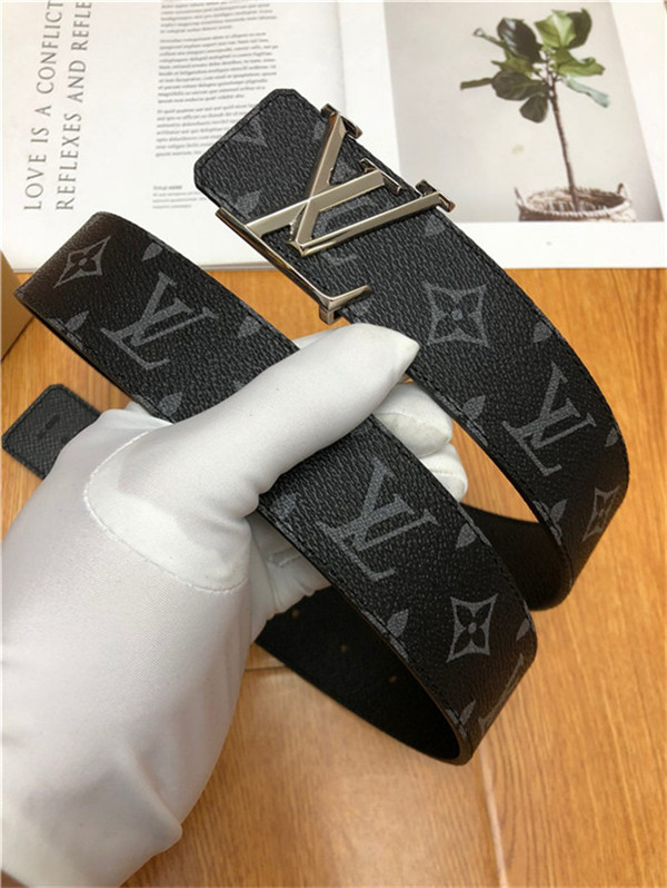 Louis Vuitton LV PYRAMIDE 40MM Reversible BELT Monogram Eclipse High