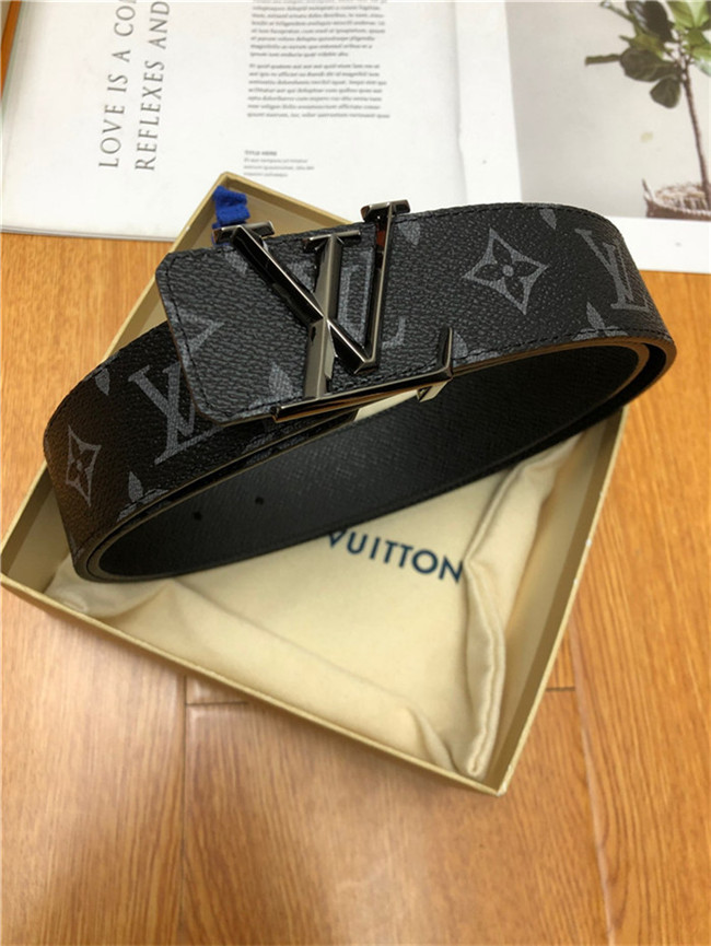 Louis Vuitton LV PYRAMIDE 40MM Reversible BELT Monogram Eclipse High