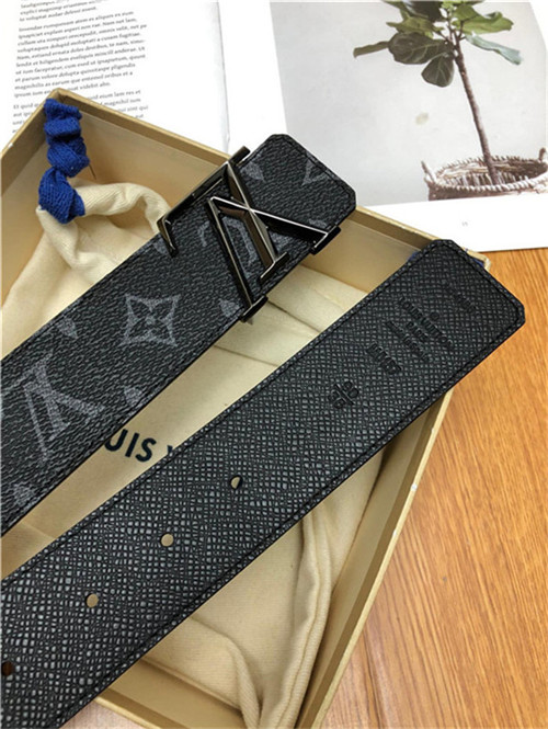 Louis Vuitton LV PYRAMIDE 40MM Reversible BELT Monogram Eclipse High