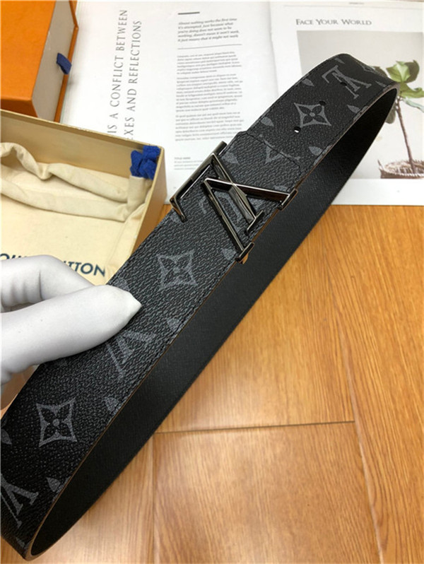 Louis Vuitton LV PYRAMIDE 40MM Reversible BELT Monogram Eclipse High