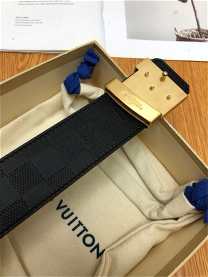 Louis Vuitton LV INITIALES 40MM BELT Damier Ebene High