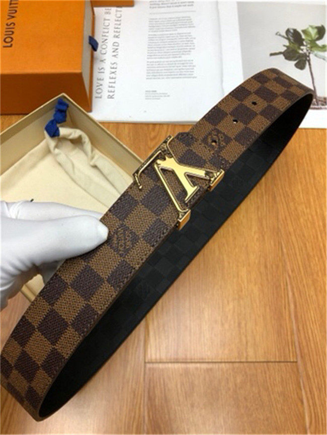 Louis Vuitton LV INITIALES 40MM BELT Damier Ebene High