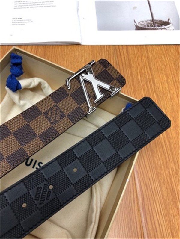 Louis Vuitton LV INITIALES 40MM BELT Damier Ebene High