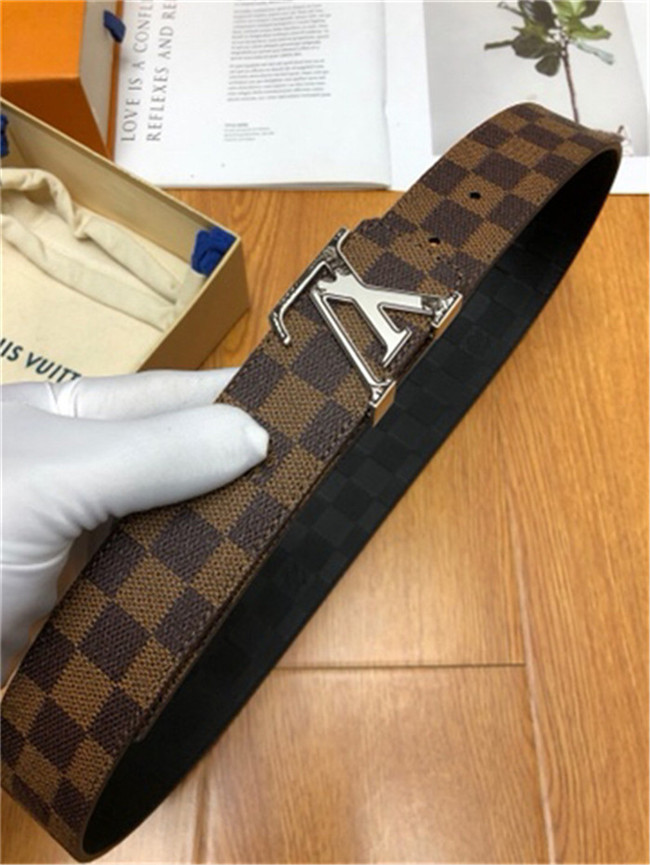 Louis Vuitton LV INITIALES 40MM BELT Damier Ebene High