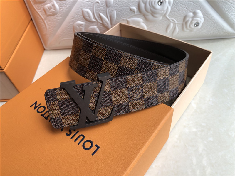 Louis Vuitton LV INITIALES 40MM BELT Damier Ebene High