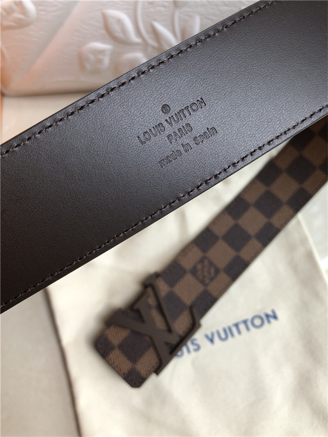 Louis Vuitton LV INITIALES 40MM BELT Damier Ebene High