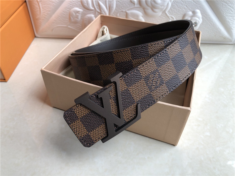 Louis Vuitton LV INITIALES 40MM BELT Damier Ebene High