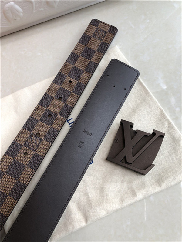 Louis Vuitton LV INITIALES 40MM BELT Damier Ebene High