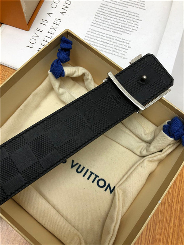 Louis Vuitton LV INITIALES 40MM BELT Damier Ebene Anti-Silver High