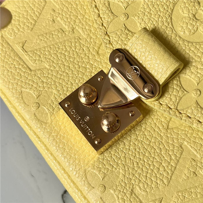 Louis Vuitton MICRO MÉTIS Bag Monogram Empreinte embossed supple grained cowhide leather Yellow M81407 High