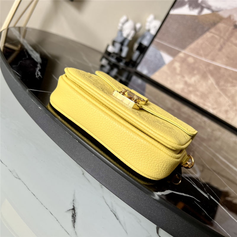 Louis Vuitton MICRO MÉTIS Bag Monogram Empreinte embossed supple grained cowhide leather Yellow M81407 High