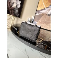 Louis Vuitton MICRO MÉTIS Bag Monogram Empreinte embossed supple grained cowhide leather Black M81390 High