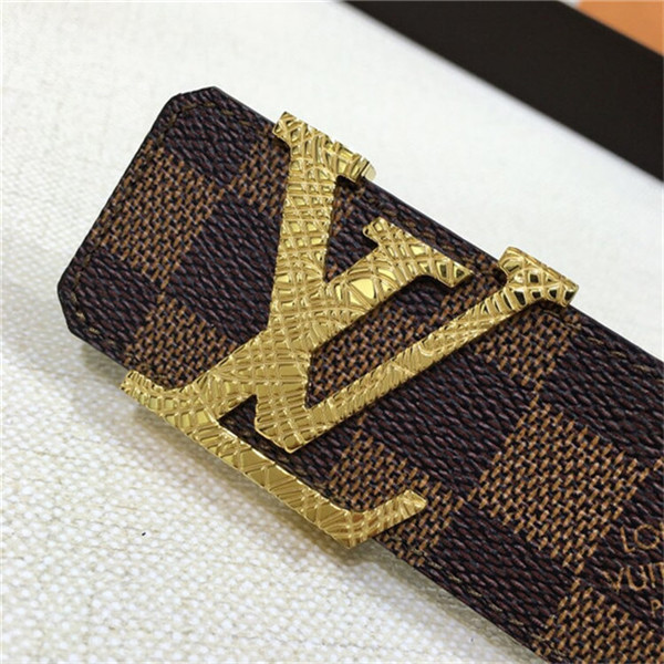 Louis Vuitton LV INITIALES 40MM BELT Damier Ebene High