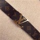 Louis Vuitton LV INITIALES 40MM Reversible BELT Monogram Gold Metal High