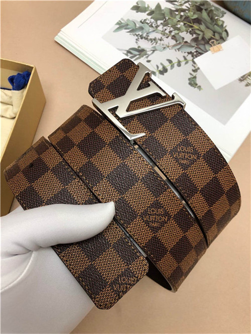 Louis Vuitton LV INITIALES 40MM BELT Damier Ebene High