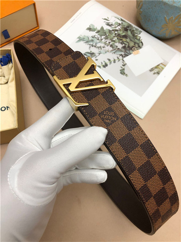 Louis Vuitton LV INITIALES 40MM BELT Damier Ebene High