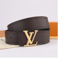 Louis Vuitton LV PYRAMIDE 40MM BELT Leather Brown High