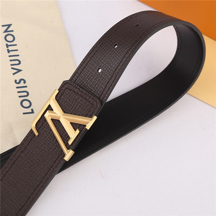 Louis Vuitton LV PYRAMIDE 40MM BELT Leather Brown High