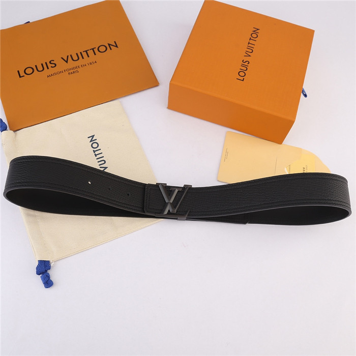 Louis Vuitton LV PYRAMIDE 40MM BELT Leather  Black High