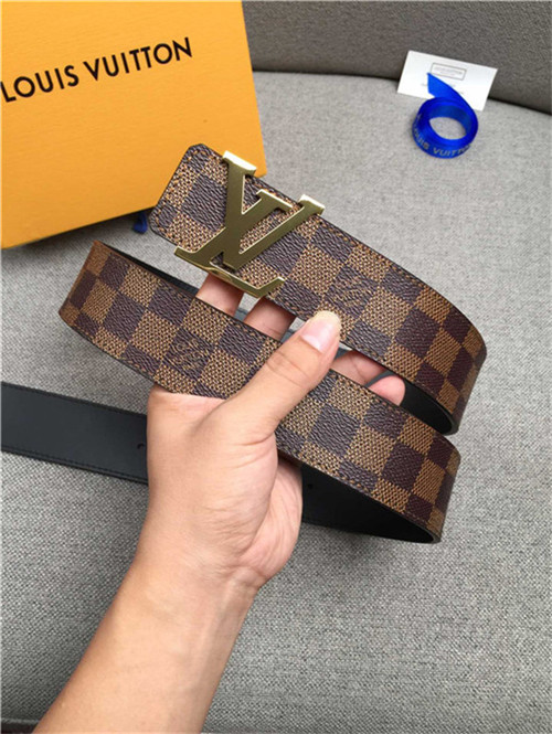 Louis Vuitton LV INITIALES 40MM BELT Damier Ebene High