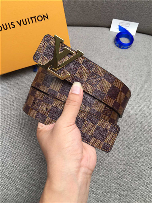 Louis Vuitton LV INITIALES 40MM BELT Damier Ebene High